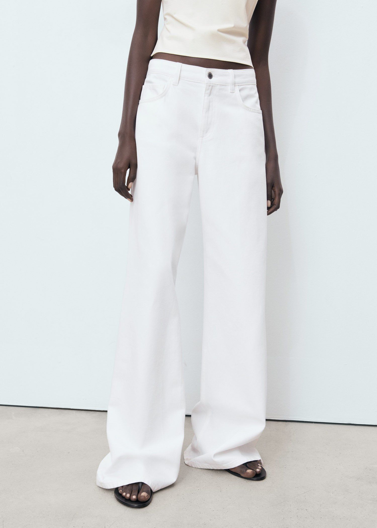 Low waist wideleg jeans