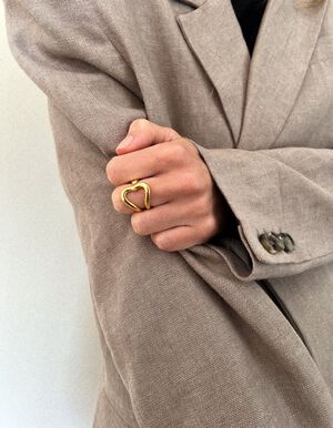 Open Heart Ring