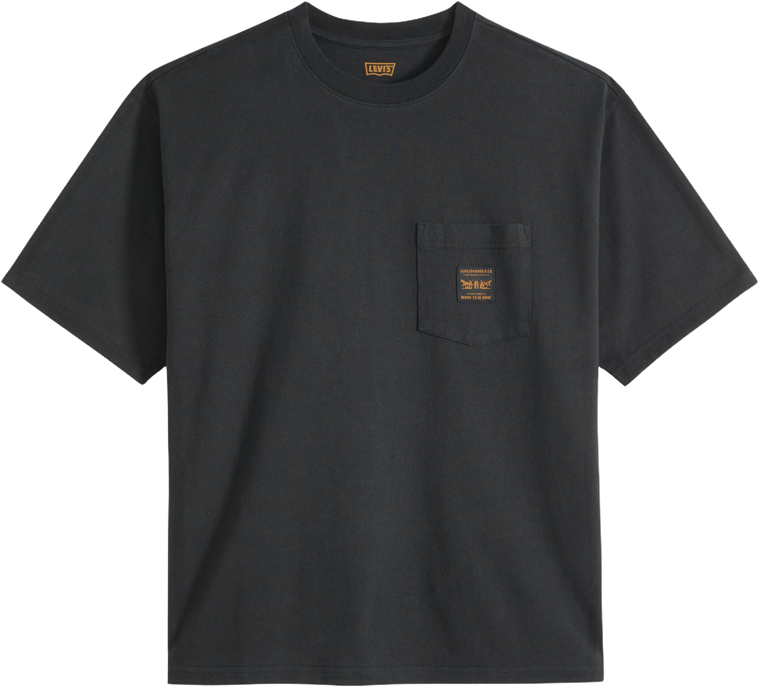 SS WORKWEAR PKT TEE JET BLACK