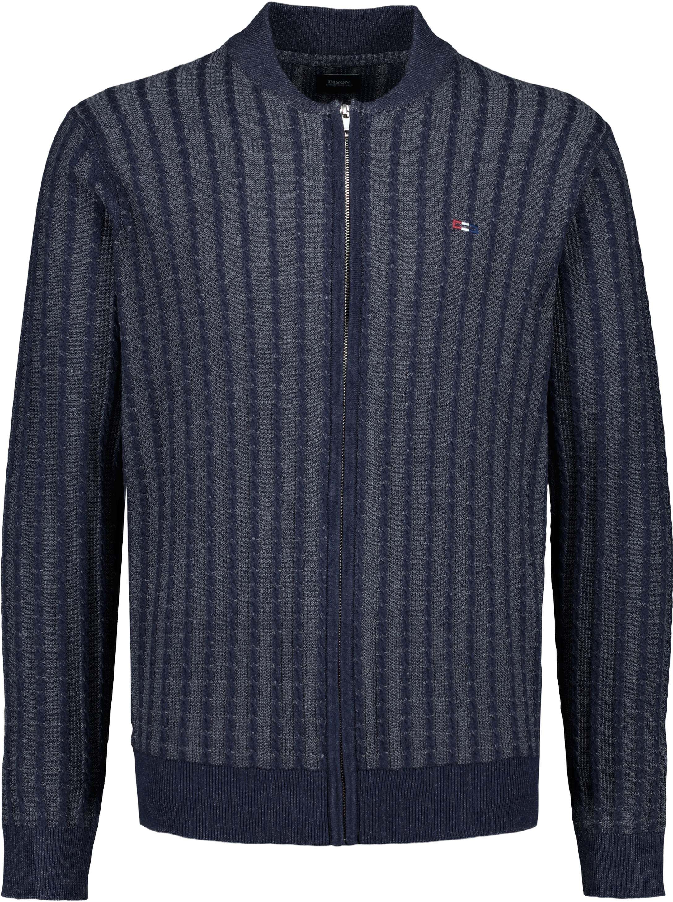 Recycled baseball cardigan