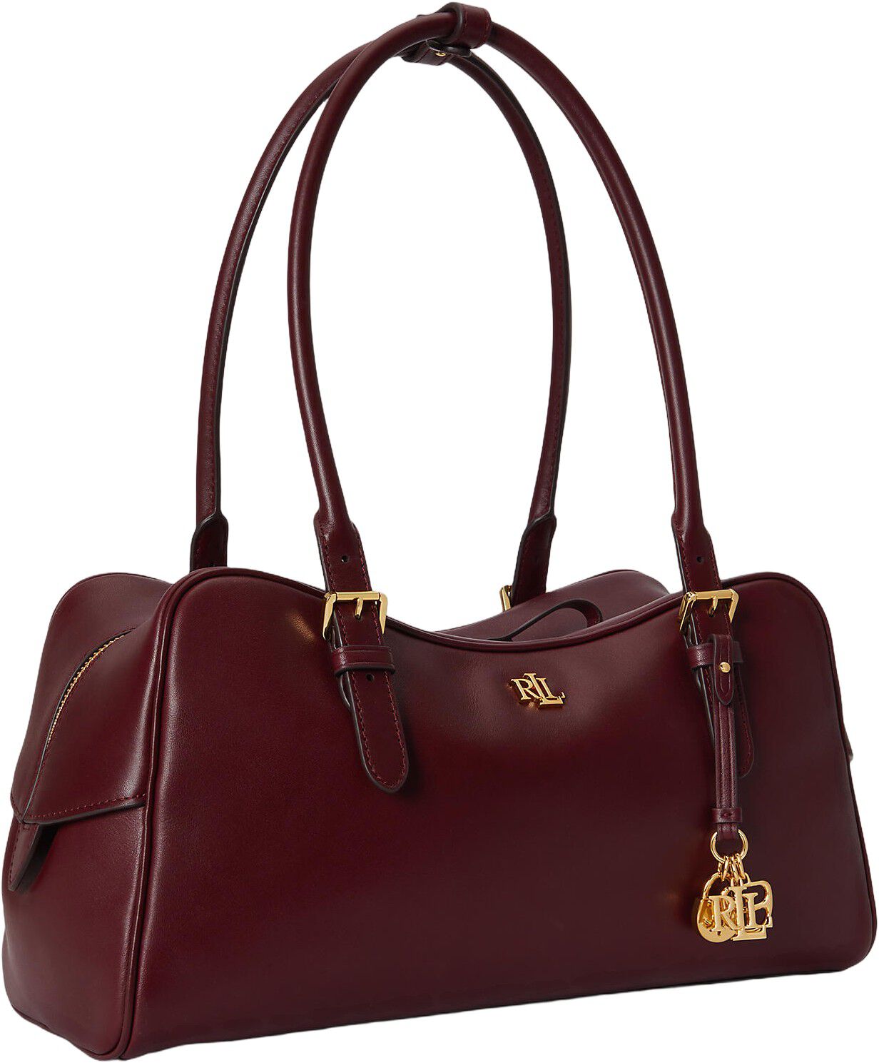 Leather Large Marcy Zip Satchel