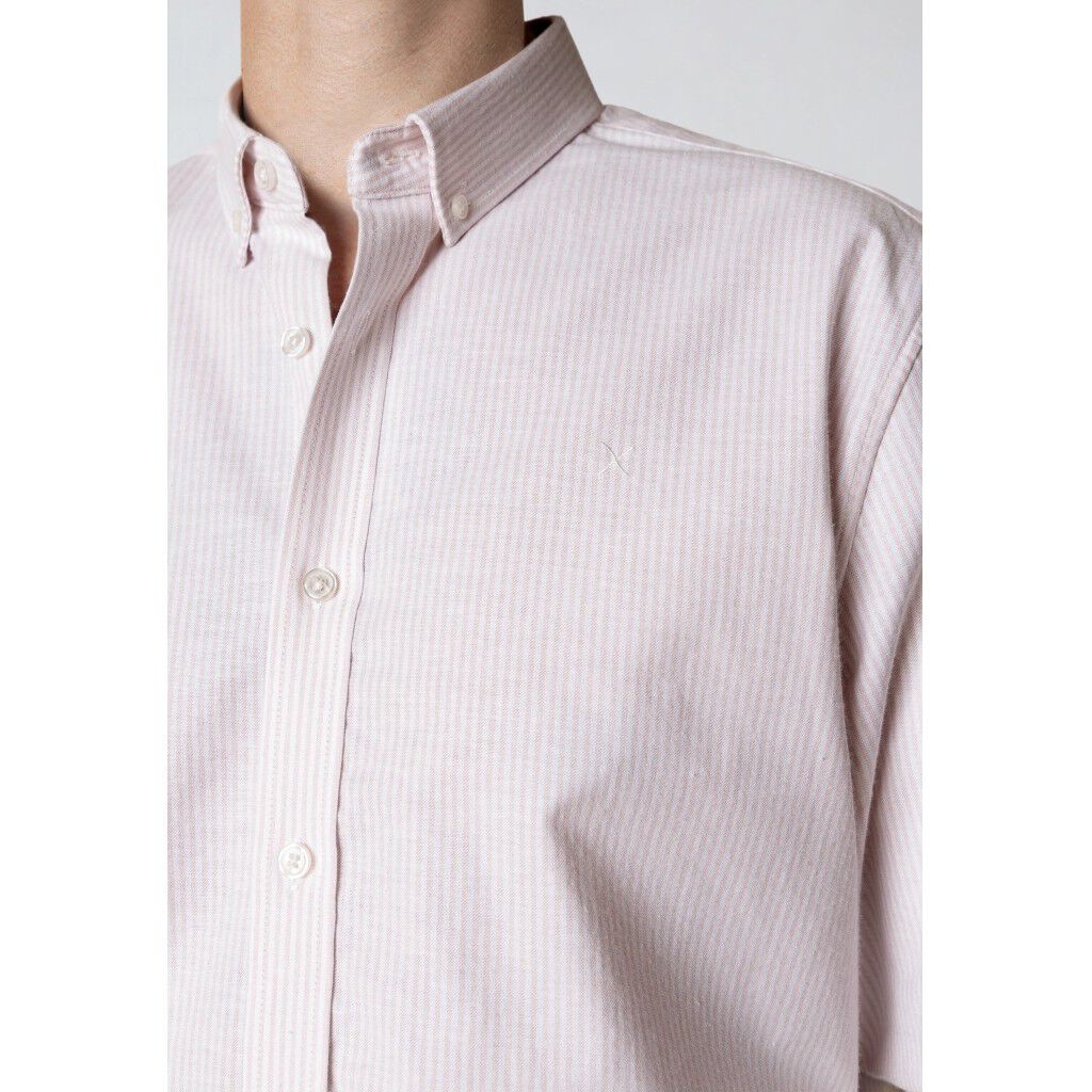 Oxford Stretch Stripe L/S