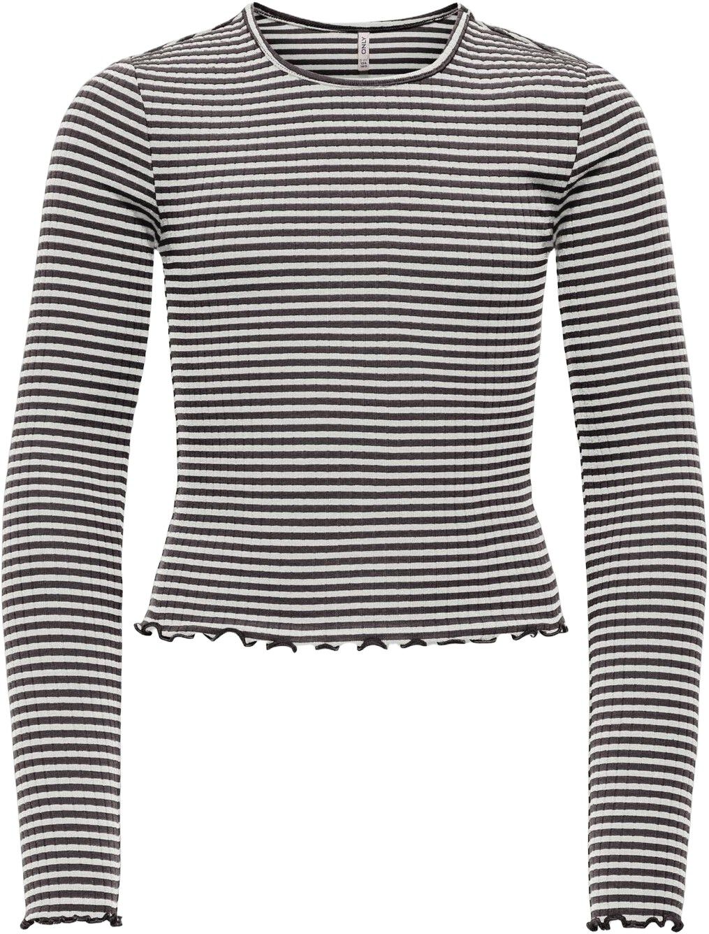 KOGDIXI LIFE L/S O-NECK STRIPE TOP