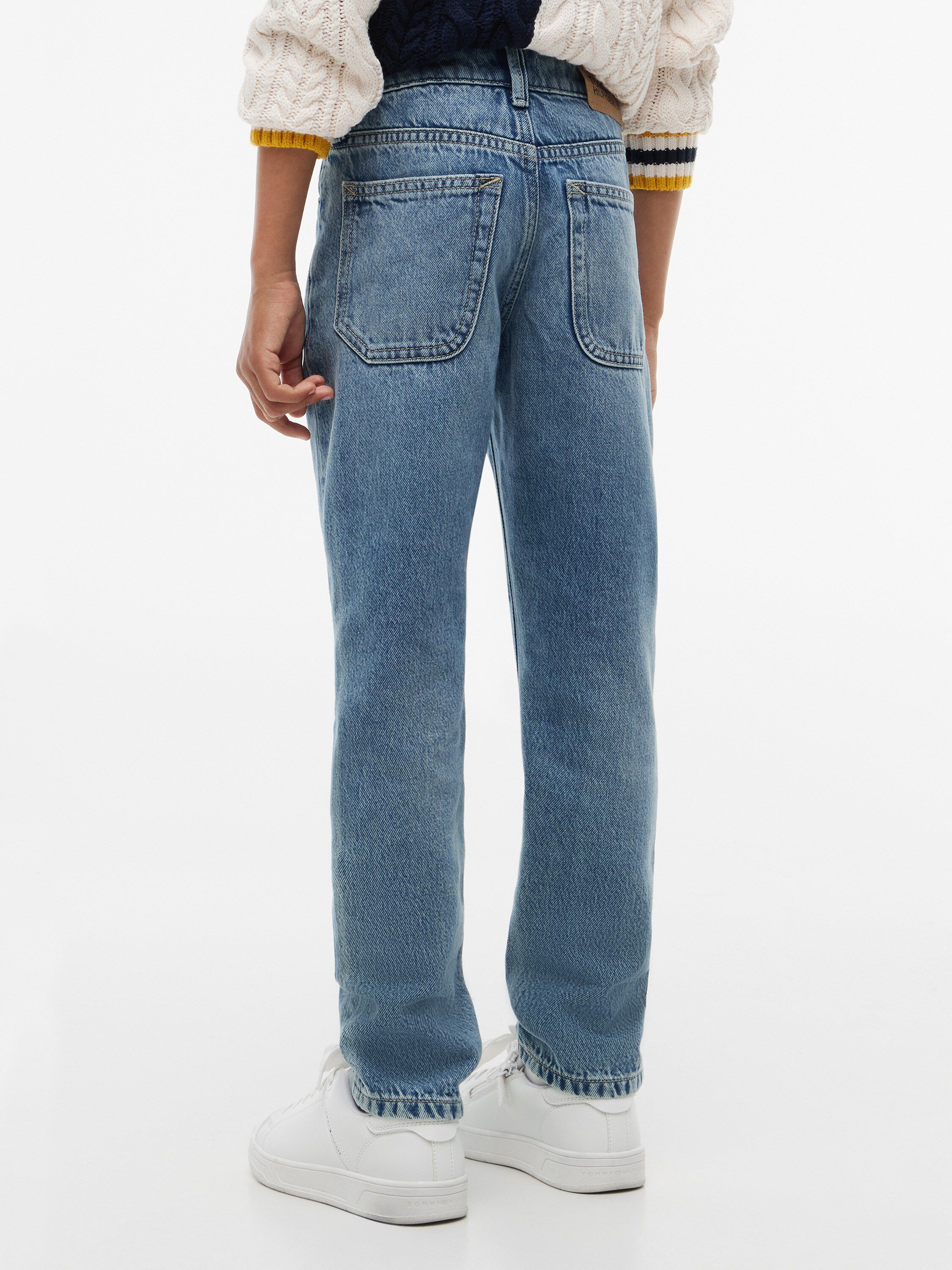Faded Straight Jeans