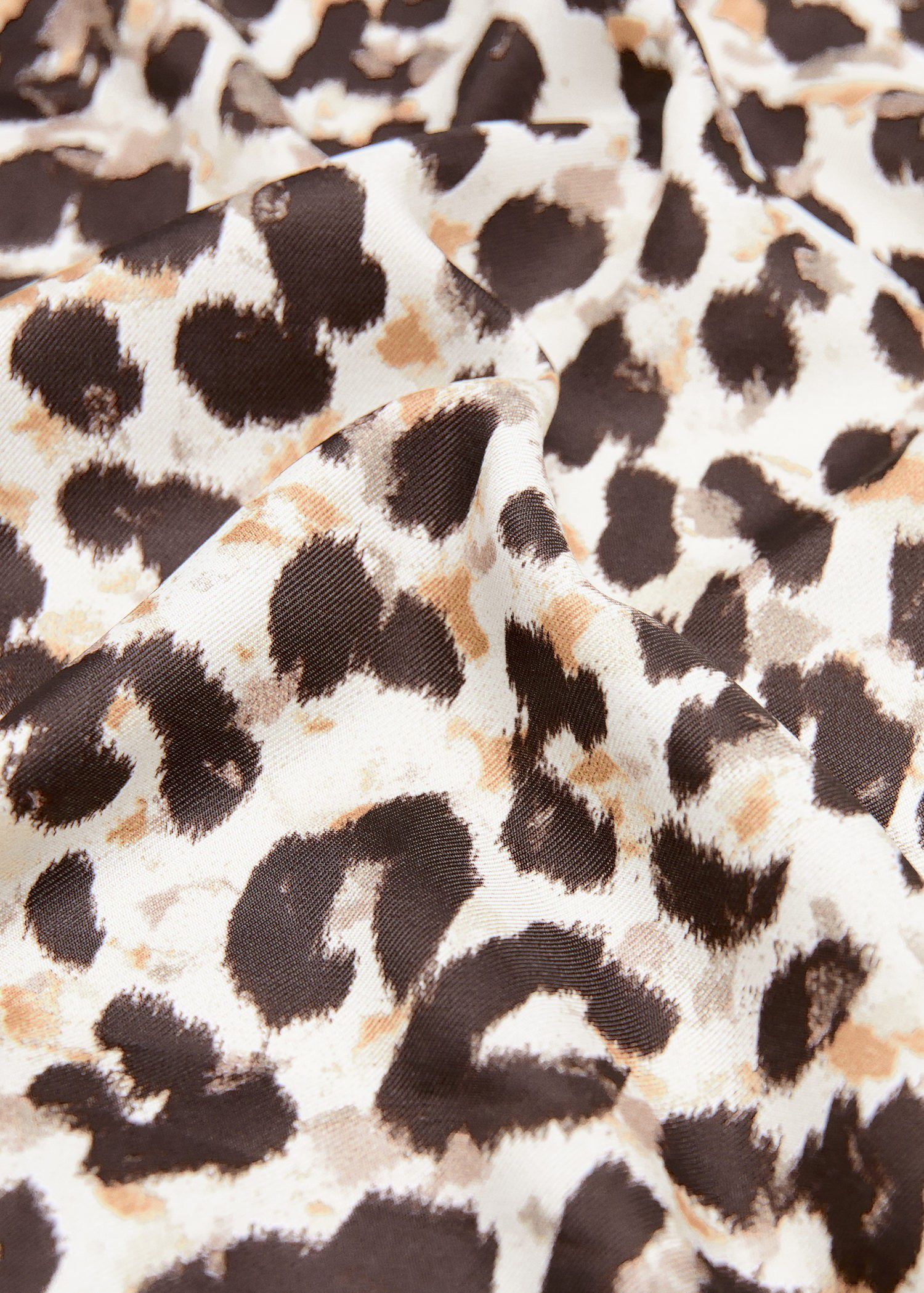 Animal print scarf