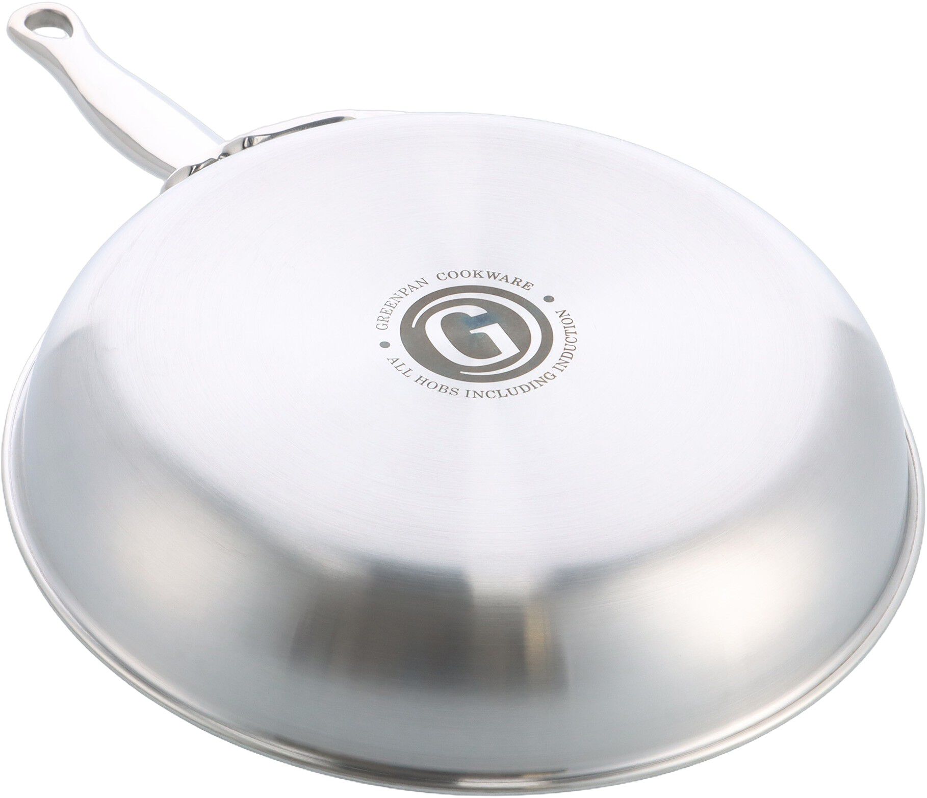 GreenPan Premiere 5PLY SS Wok 30cm/4,7L