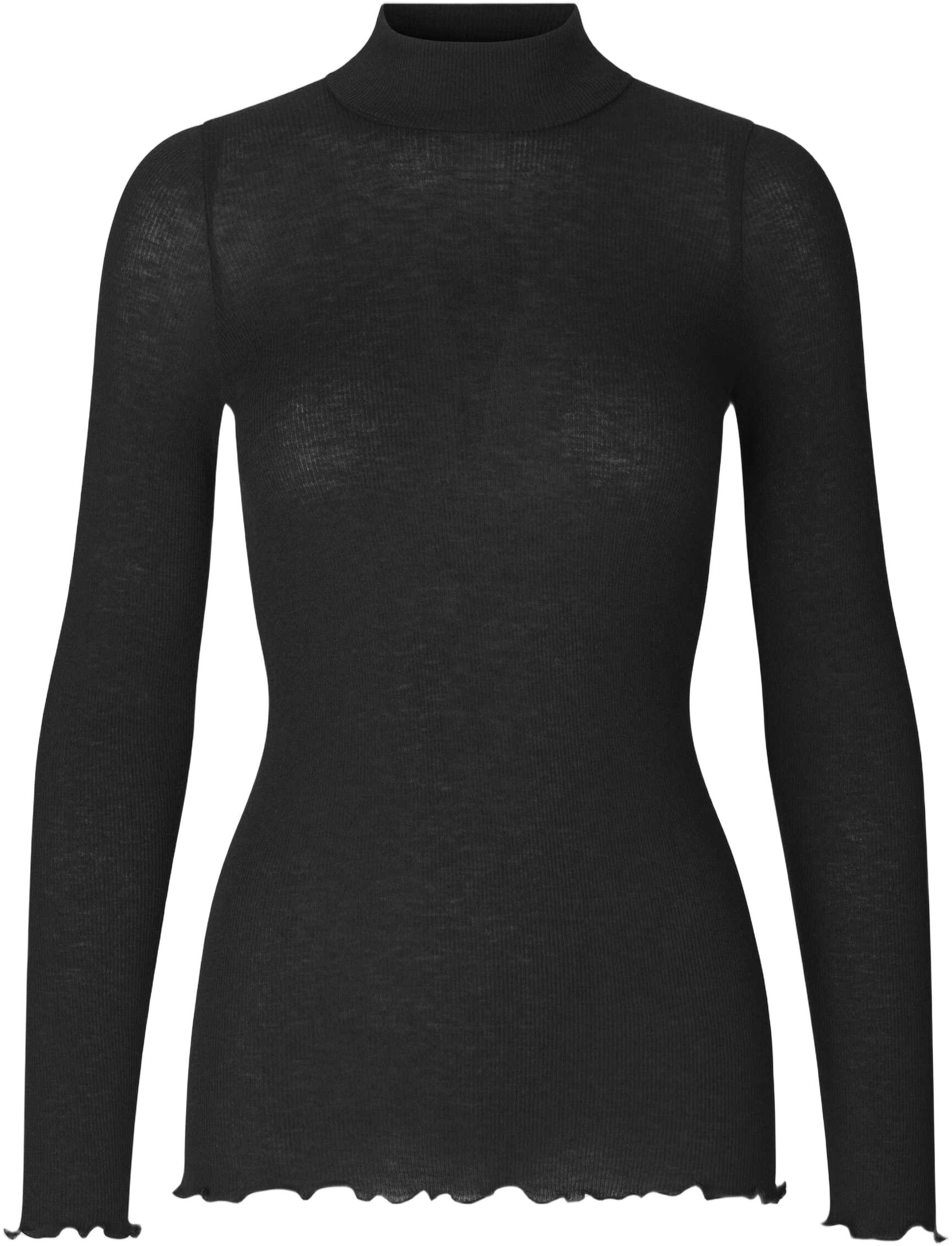 Wool t-shirt turtleneck regular ls