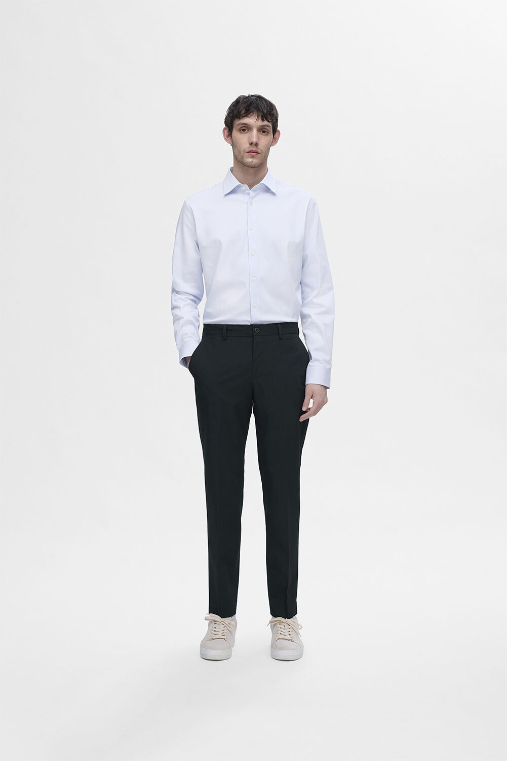 SLHSLIM-PERFORMANCE SHIRT LS NOOS