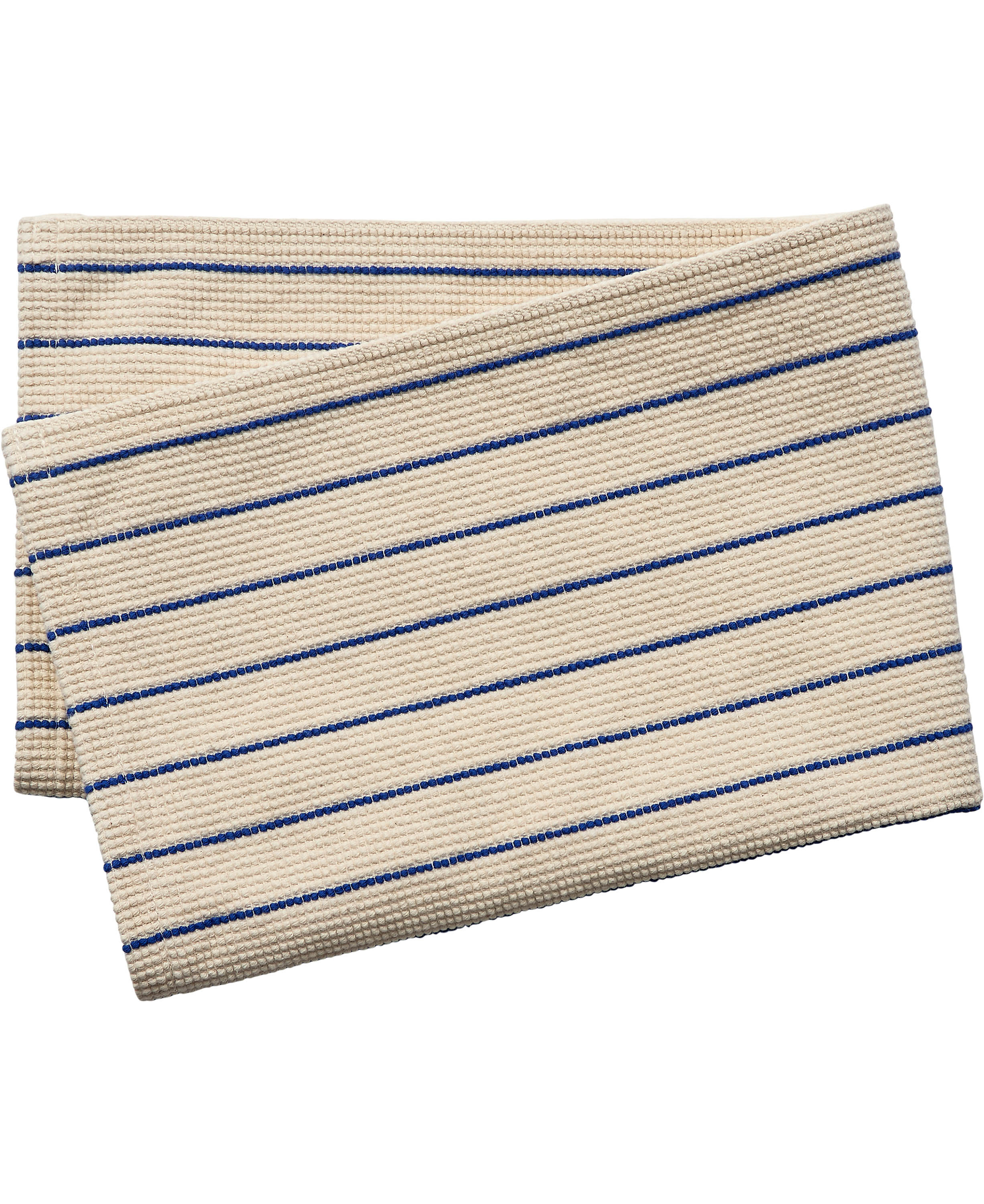 Stripe bathmat 50x80cm surf the web/ecru
