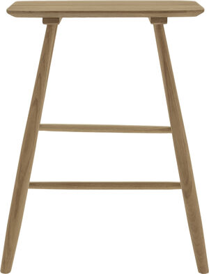 Hög pall 46,5x28x64 cm Naturoljad Ek