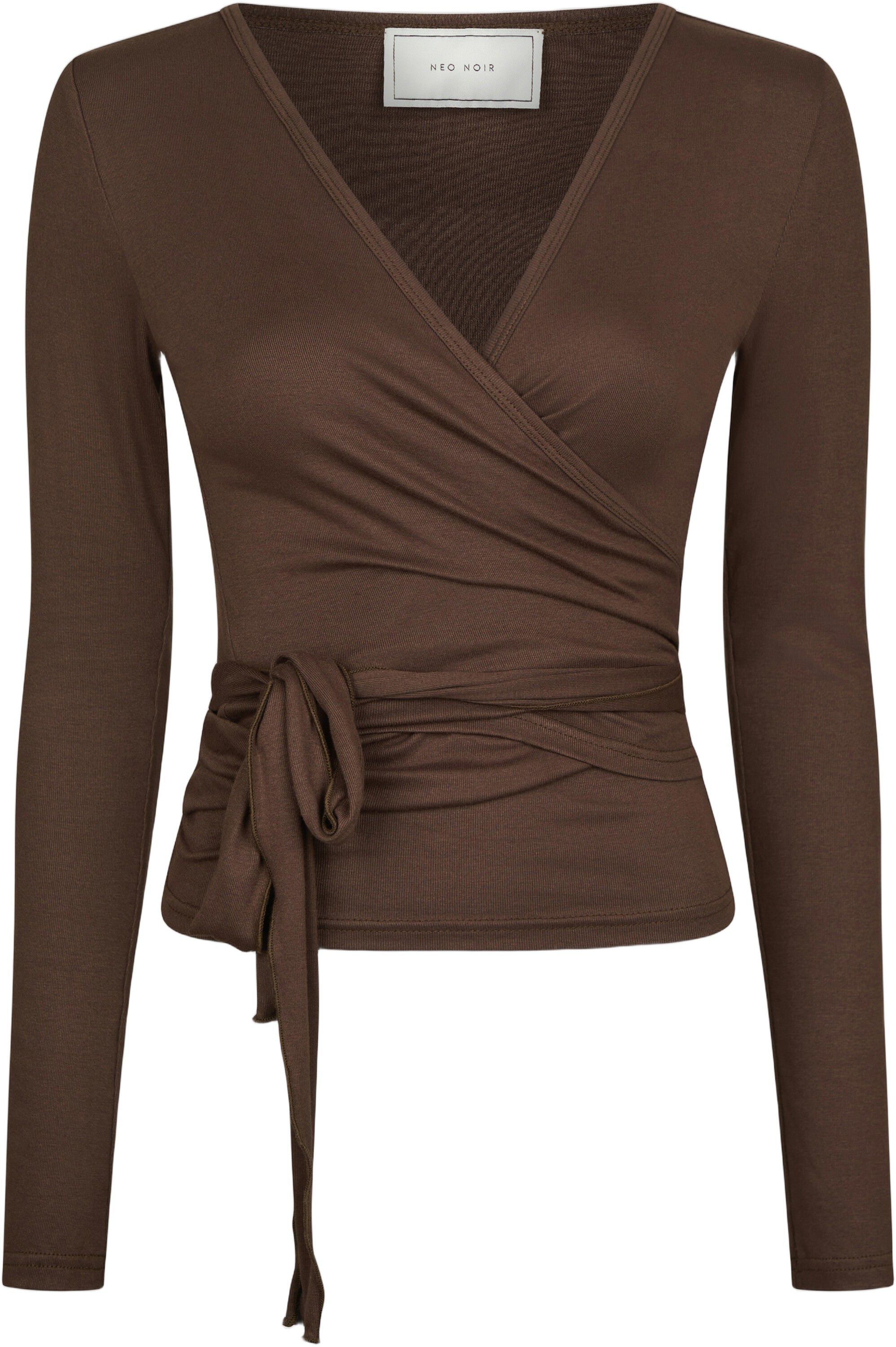 Nia Jersey Wrap Blouse