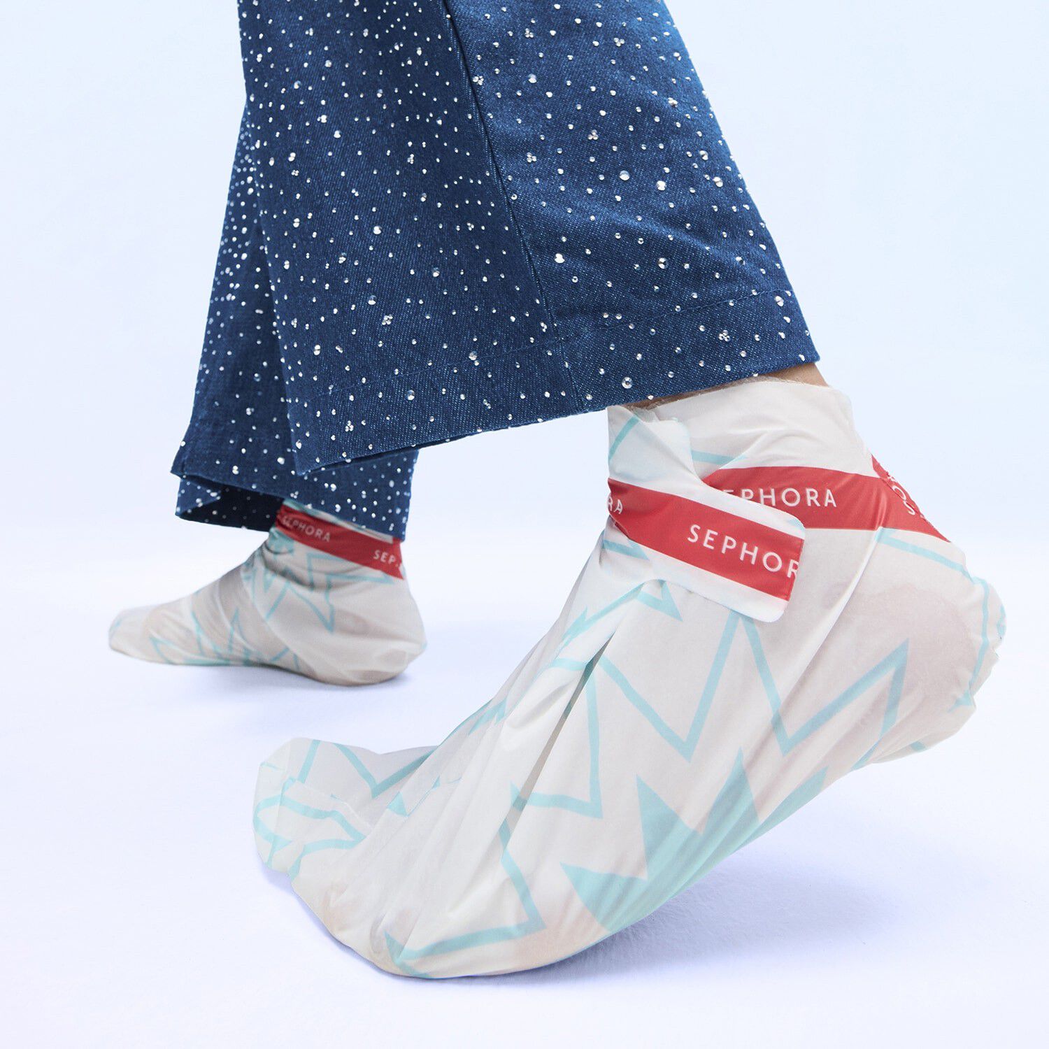 Candy Cane + Frosted Pine Foot Mask - Fotmask