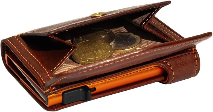 Furbo cardholder with banknote and coin pocket