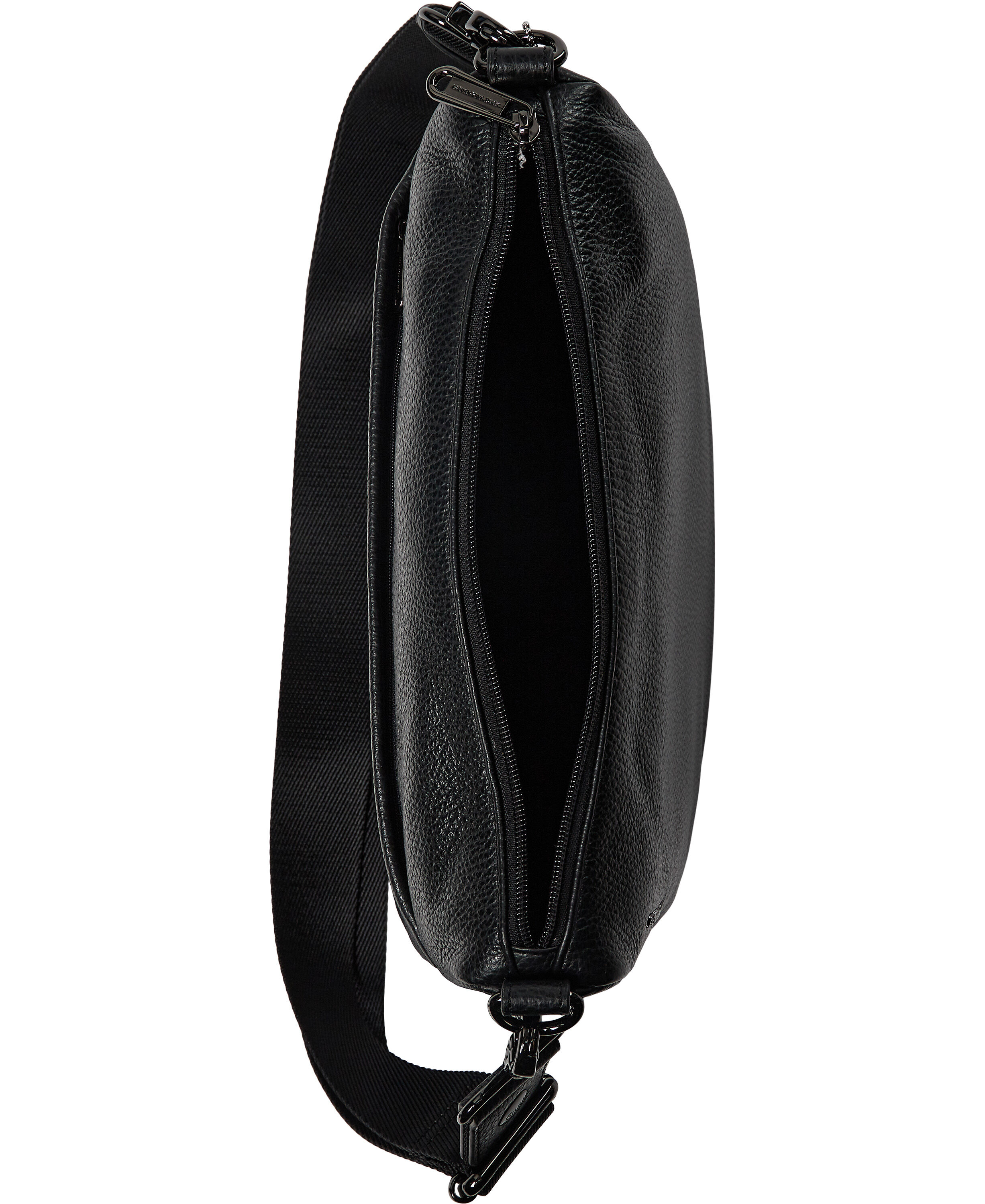 MELLOW LEATHER HOBO / NERO