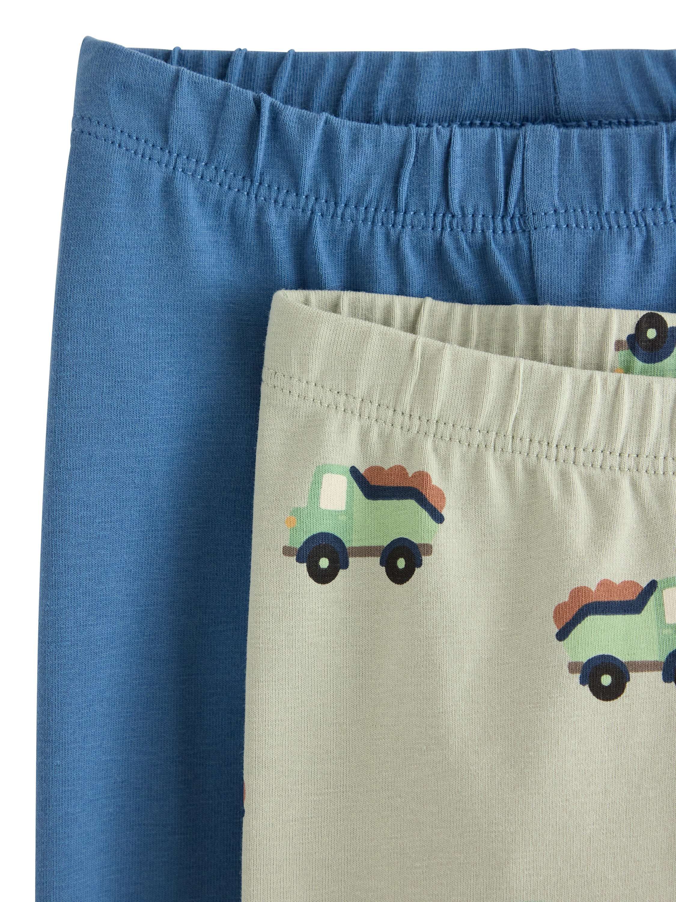 Behagelige leggings i bl&oslash;d og elast