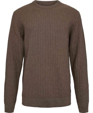 O-neck structure knit