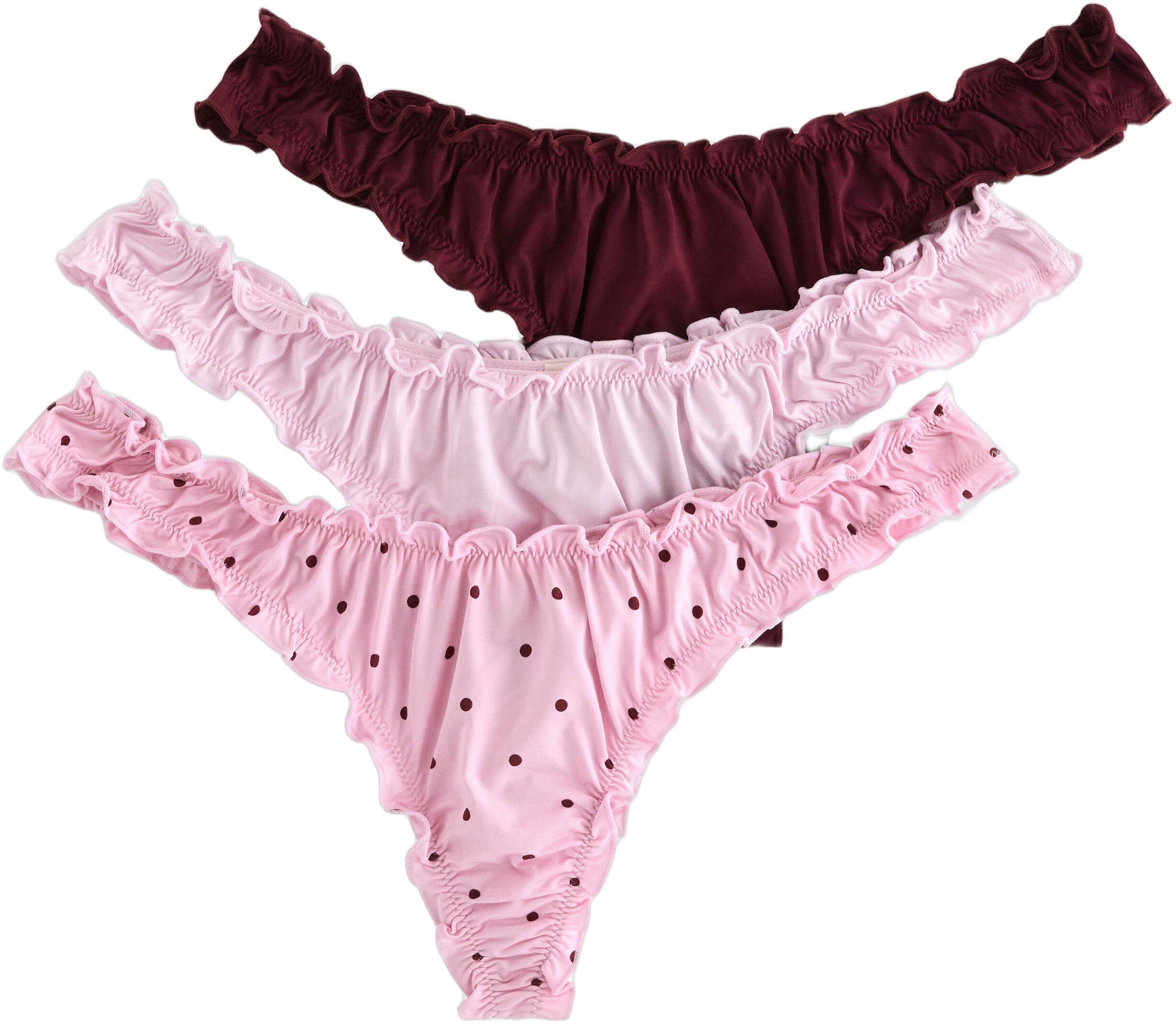 Brief thong low scrunchie micr