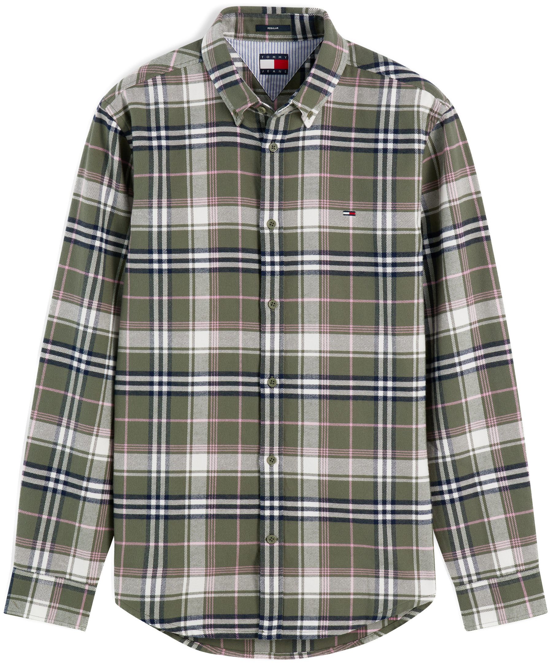 Regular Fit Check Brushed Flannel Shirt