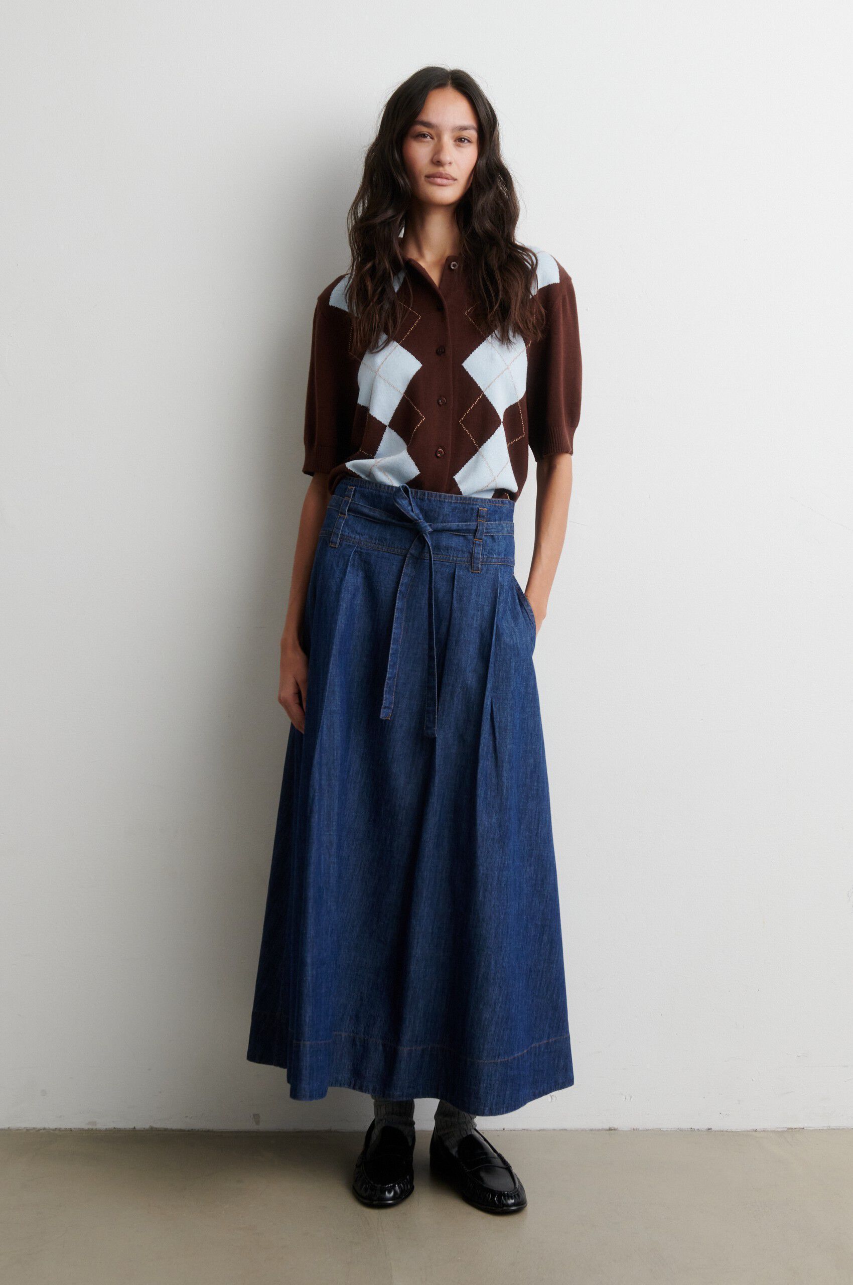 Evana Denim Skirt