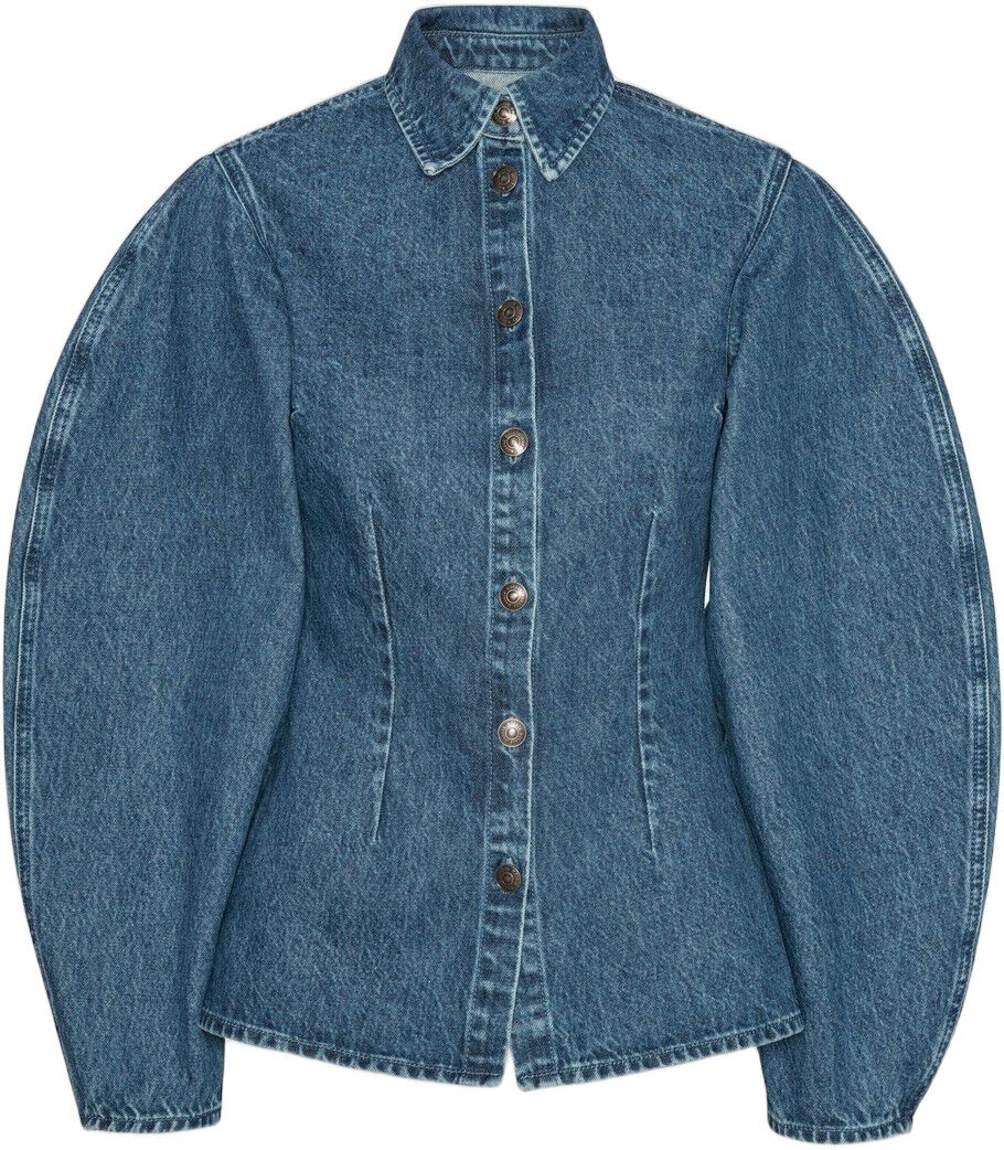 FITTED DENIM SHIRT