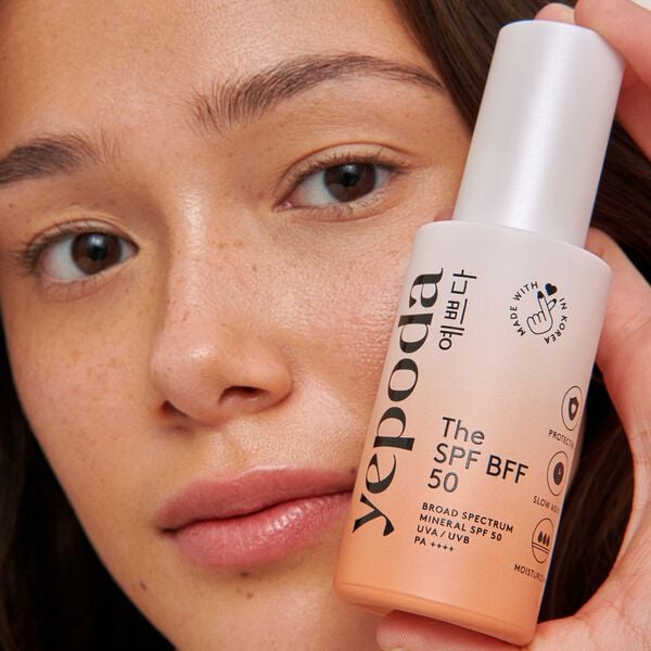 The SPF BFF (50) - UVA/UVB tonad mineralisk solskyddskräm SPF 50 PA+++