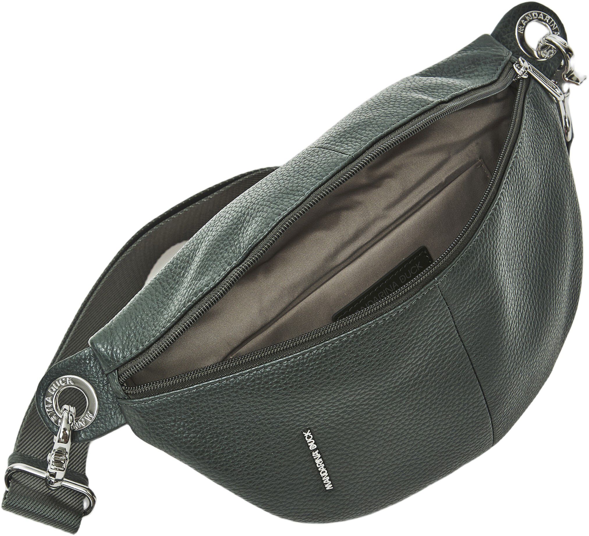 MELLOW LEATHER BUM BAG / PINE GREEN