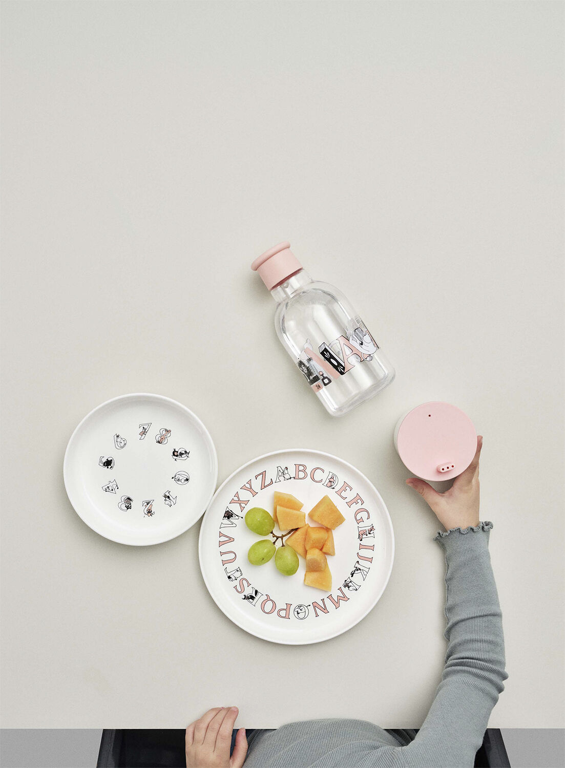 Moomin ABC drikkeflaske 0,5 l, Moomin salmon