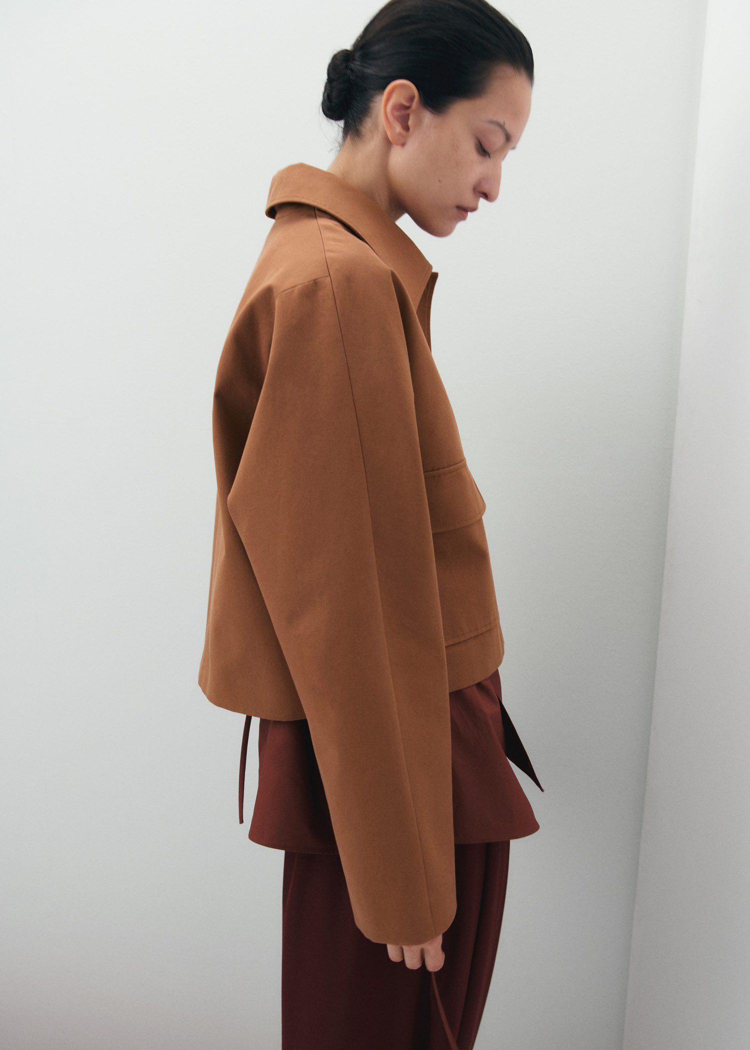 Cotton jacket with pockets