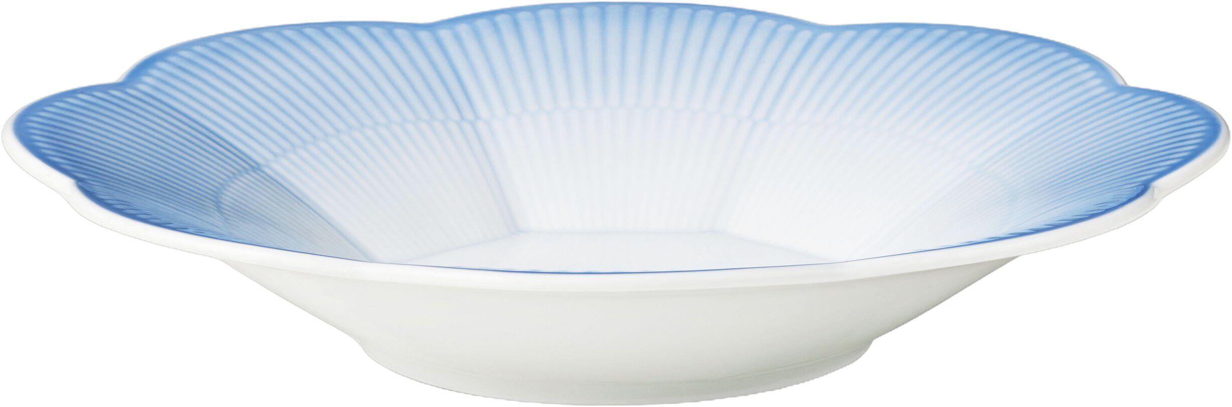 Iris dyb tallerken, bl&aring;, 25 cm