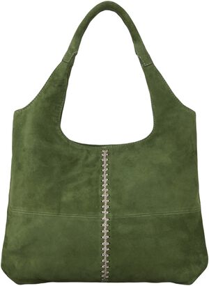 Suede Clea Crochet Bag