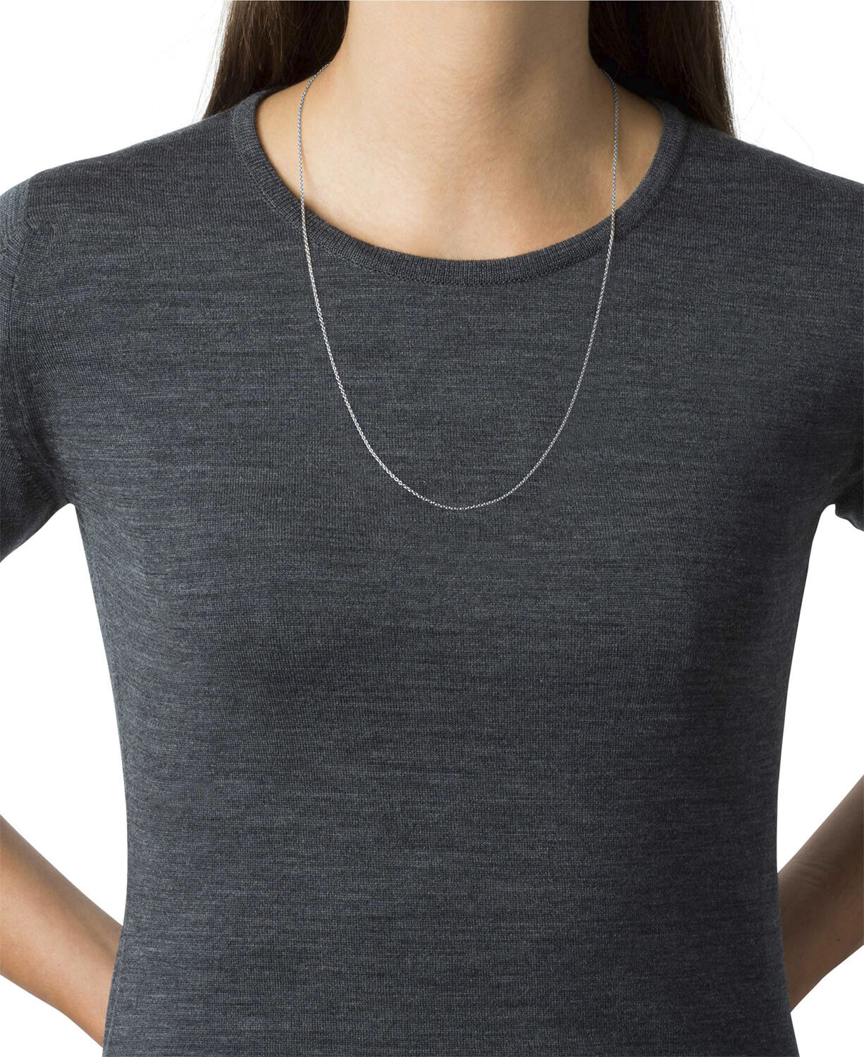 Anchor chain, sterling silver - 42 CM