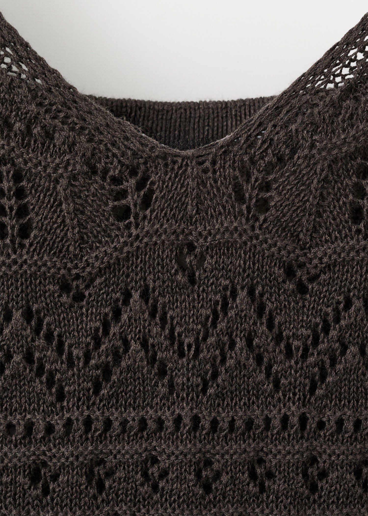 Scalloped crochet dress