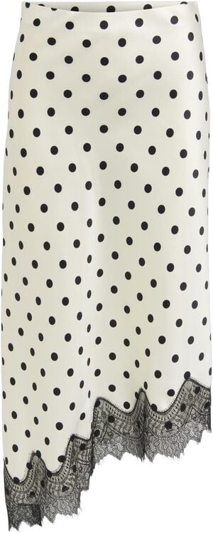 ONLBELLA SLANTED SATIN LACE SKIRT W