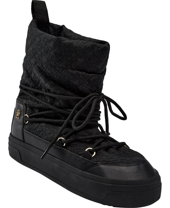 LACE-UP MONOGRAM SNOWBOOT