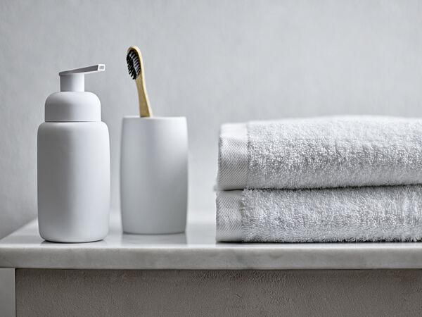 Tvålpump Mono vit Rubber