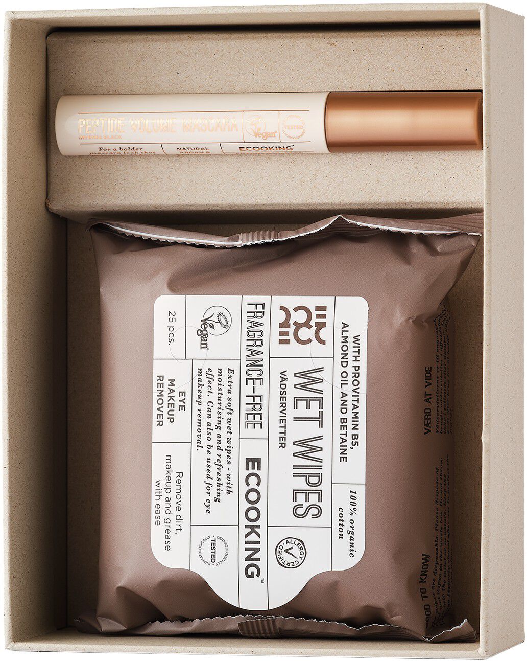 Lash Routine - Mascara & Wet wipes - Fragrance Free - Box 2026
