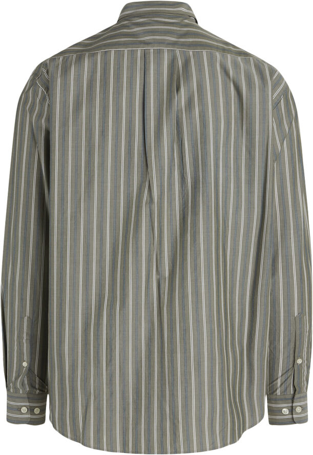 Cotton Poplin Stripe Malte Shirt