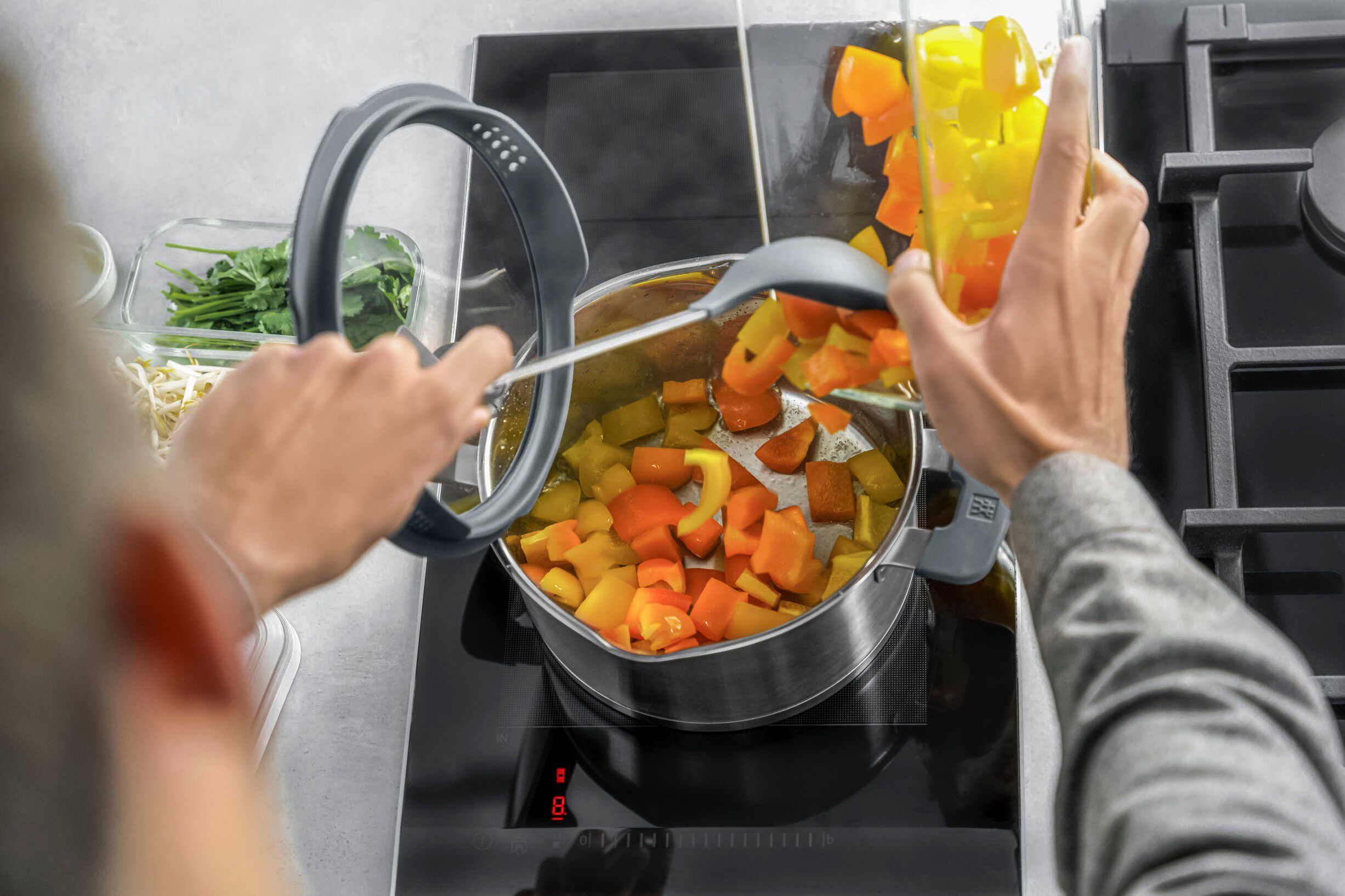 Simplify Gryt & kastrullset, 5-st, Rostfritt st&aring;l