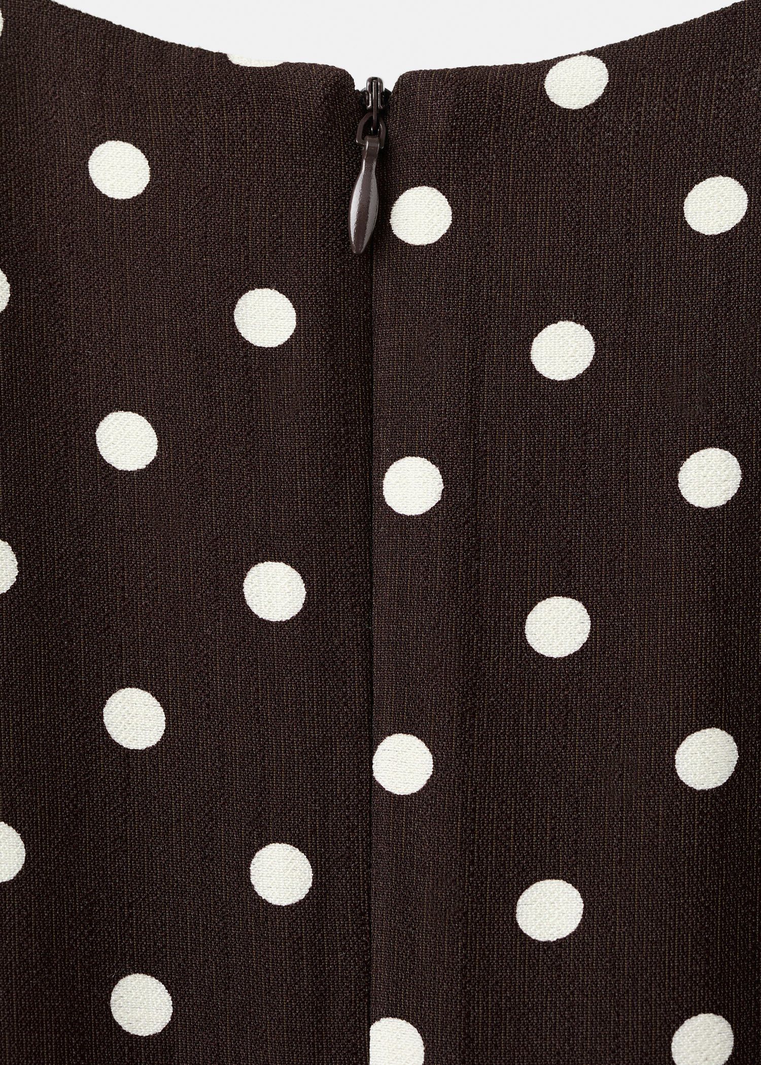 A-line polka dot dress