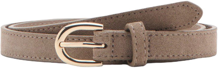 Suede leather belt