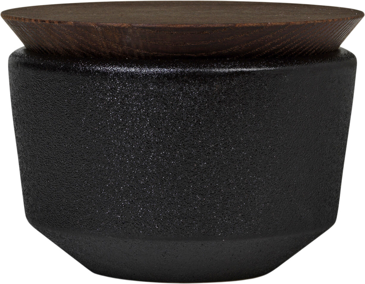 R&Aring; Saltkar med l&aring;g 15 cl sort