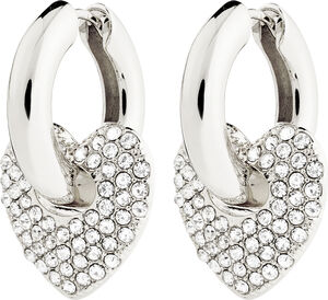 DUNE crystal earrings silver-plated