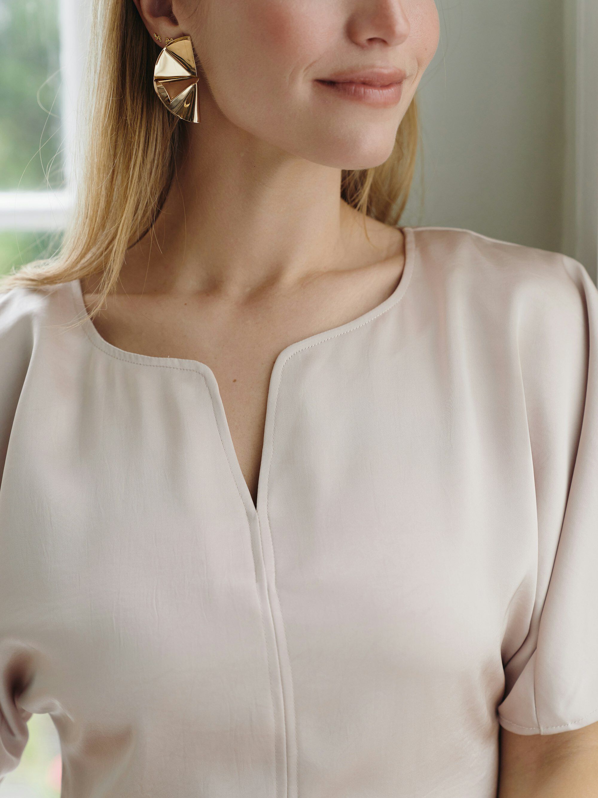 Josine Heavy Sateen Blouse