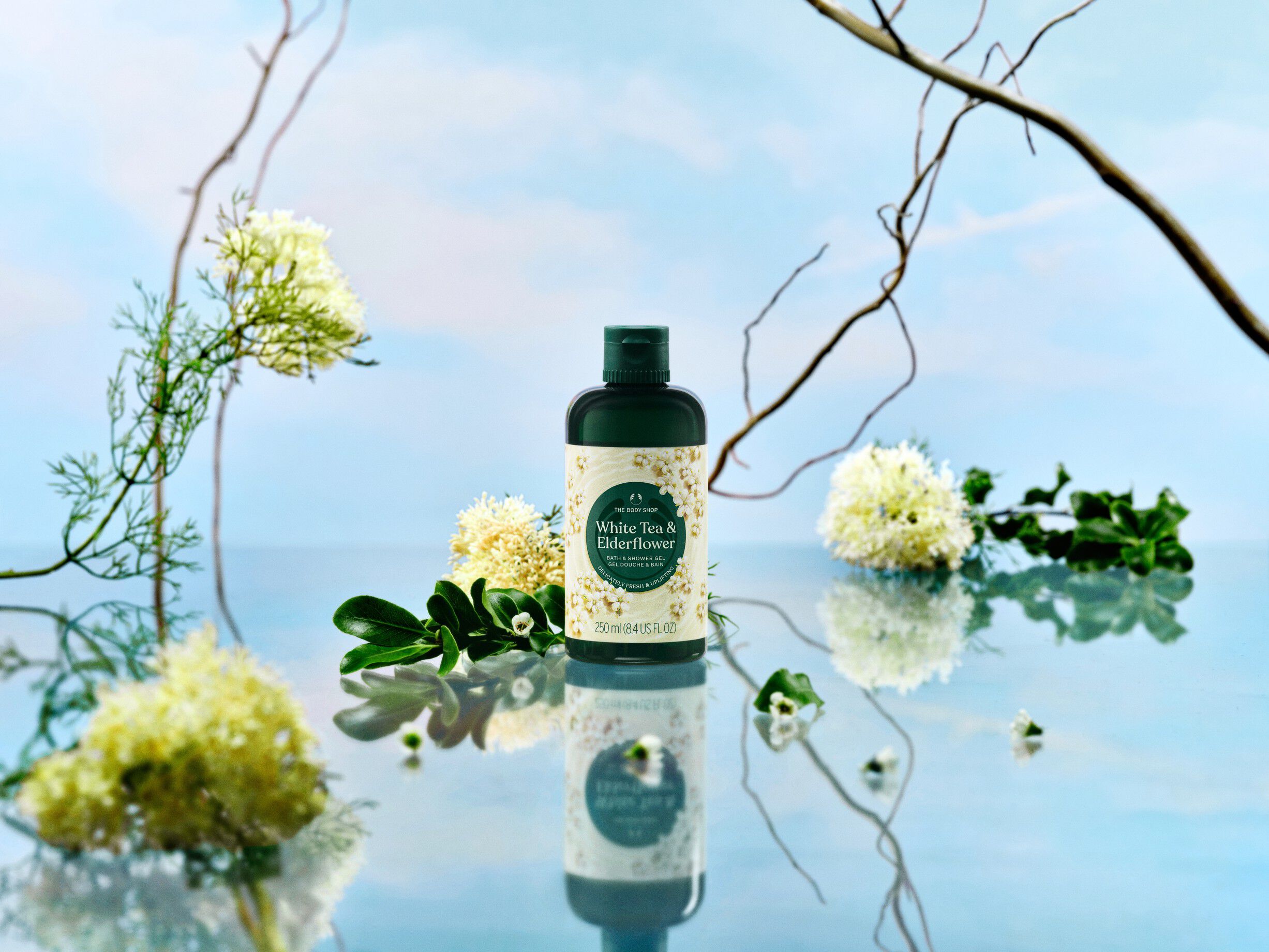 White Tea & Elderflower Bath & Shower Gel