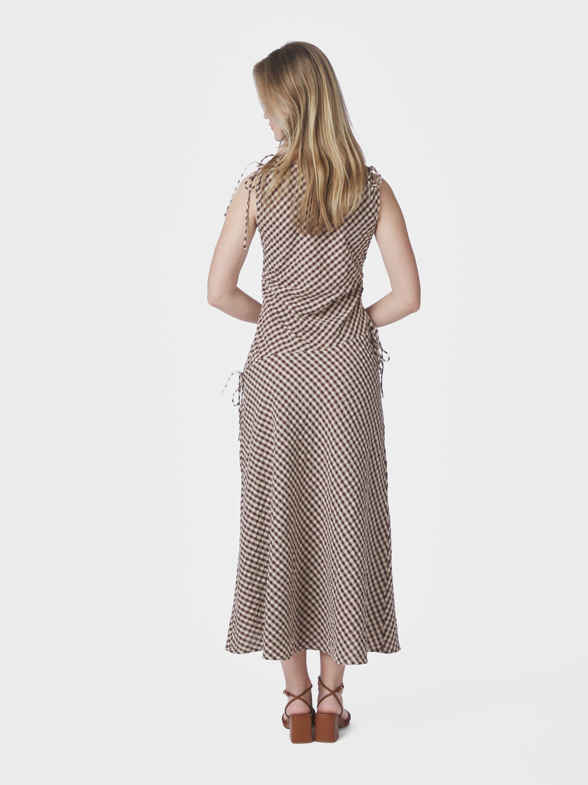 Saxton Check Dress
