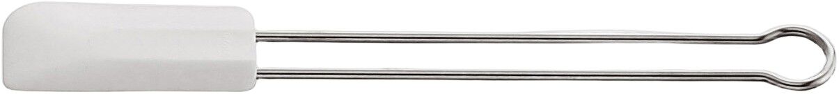 Spatel/slickepott smal 26 cm St&aring;l/Vit