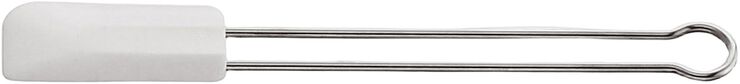 Spatel/slickepott smal 26 cm Stål/Vit