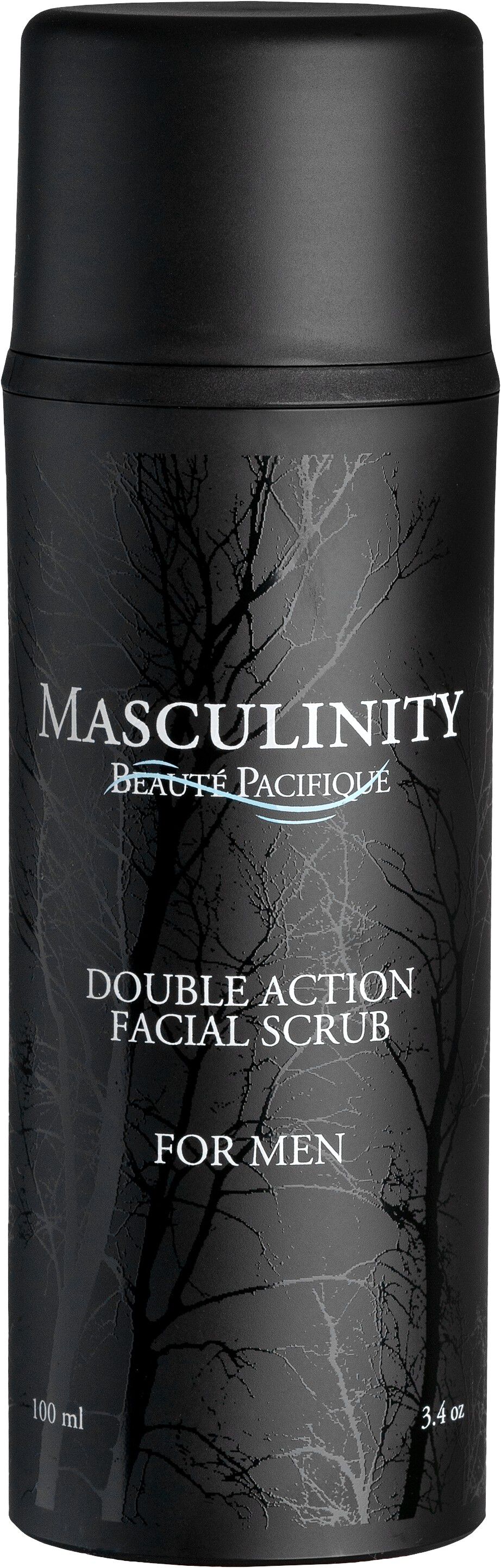 Masculinity Double Action Facial Scrub For Men 100 ml.