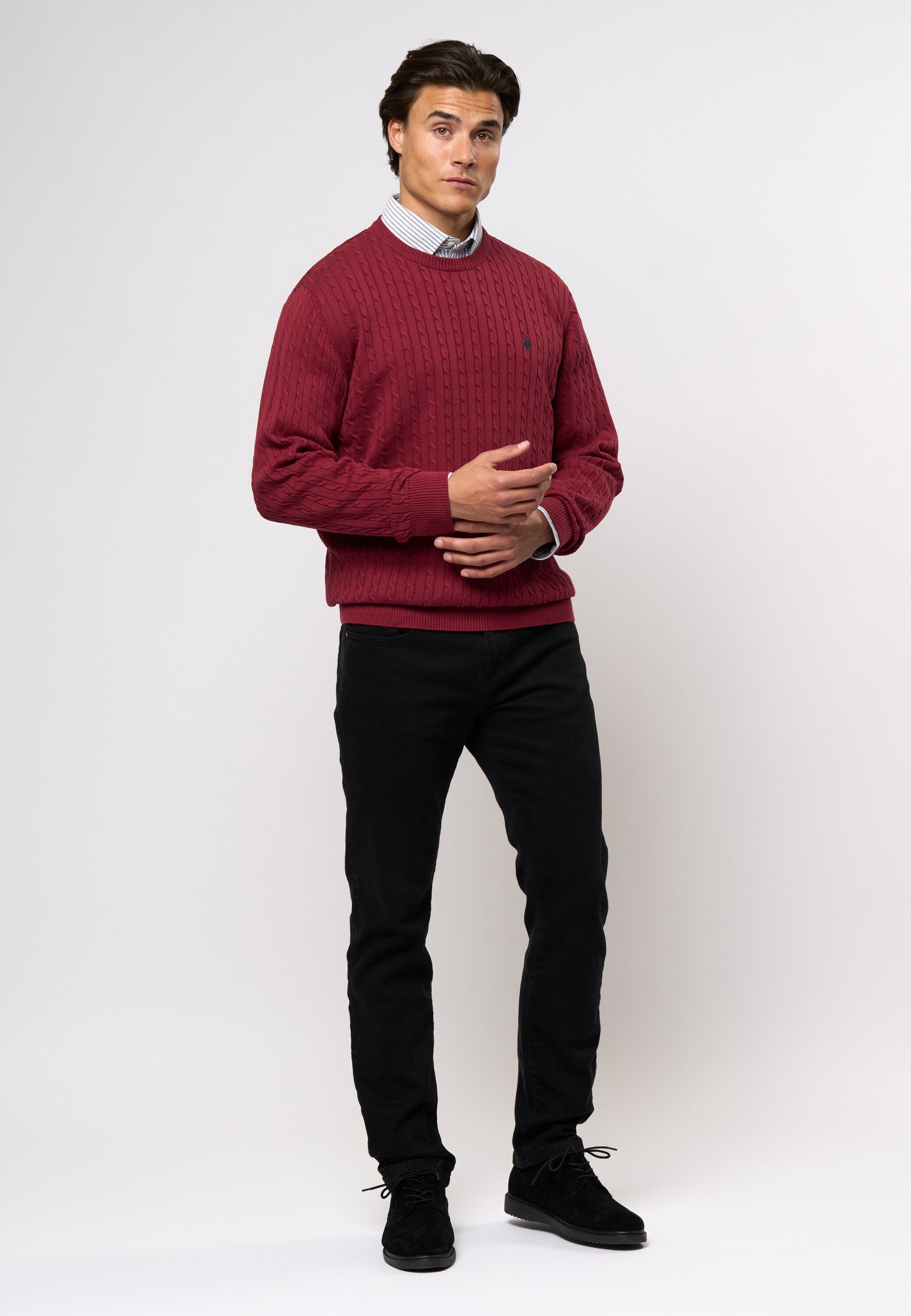 MADS REG COT USPA M KNIT