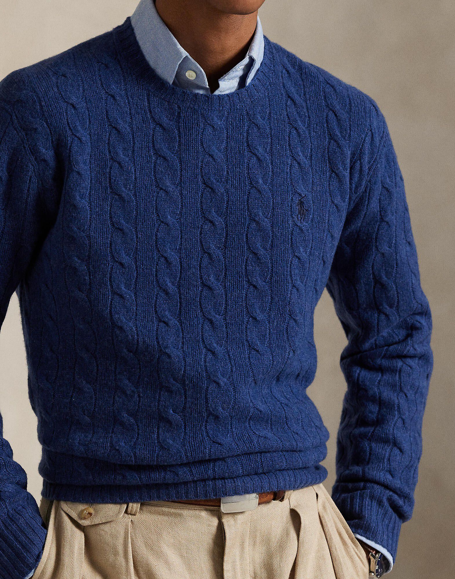 Cable-Knit Wool-Cashmere Sweater